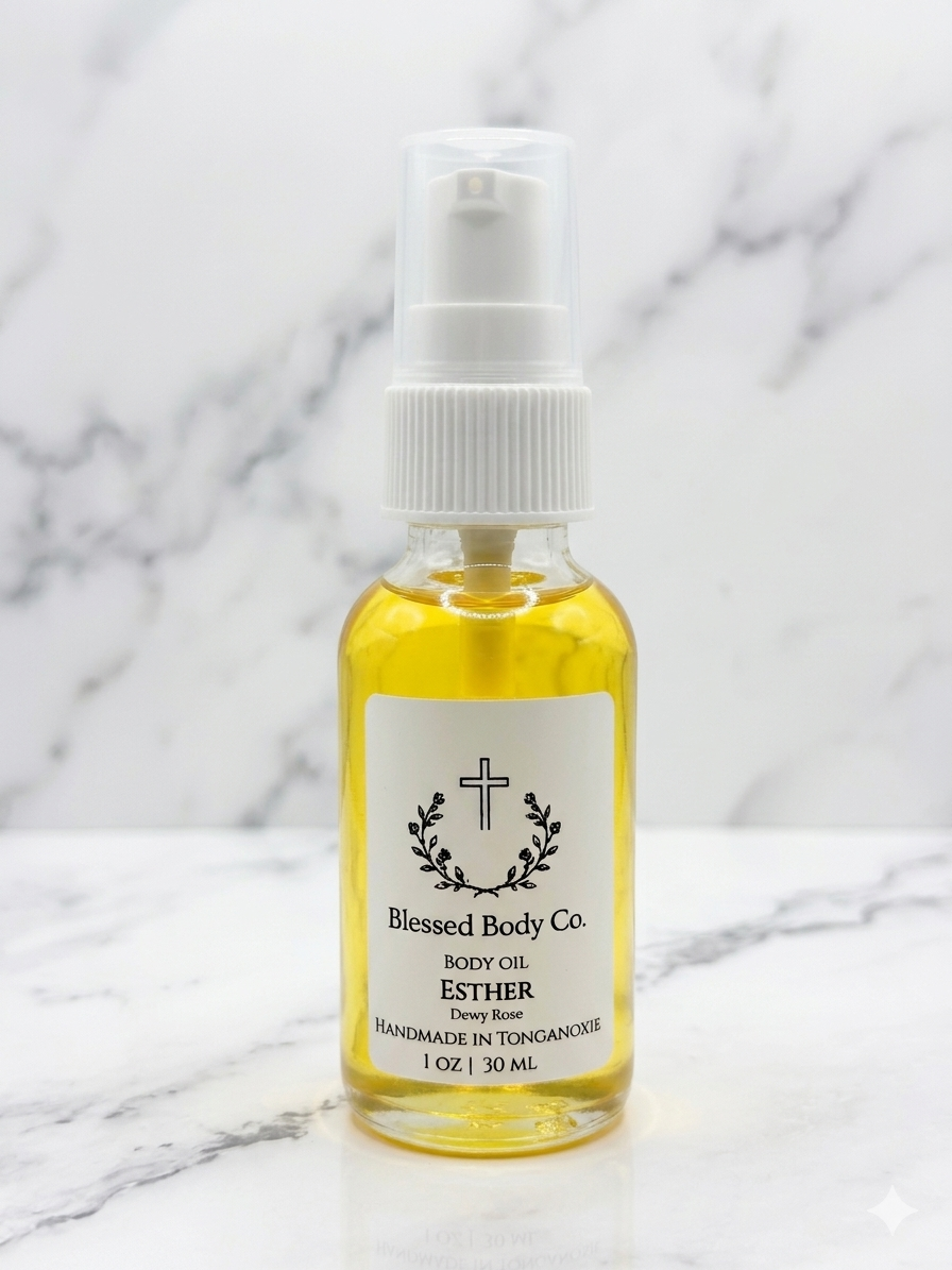 Esther ~ Dewy Rose Body Oil Mini